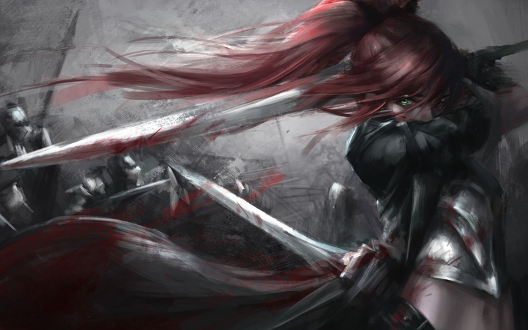 Female Knight Windows 10 Theme Themepack Me