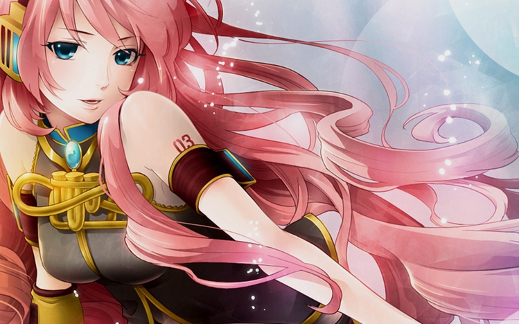 Luka Megurine (Vocaloid) Windows 10 Theme - themepack.me