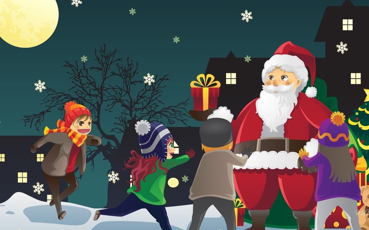 Santa Claus Windows 10 Theme - themepack.me