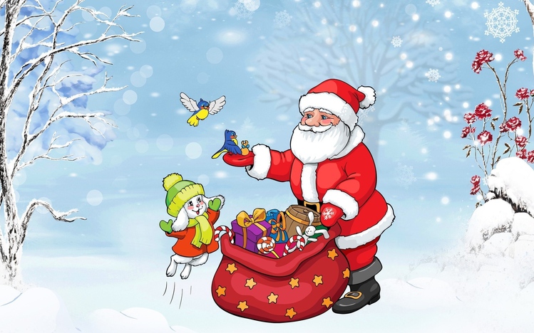 Santa Claus Windows 10 Theme - themepack.me