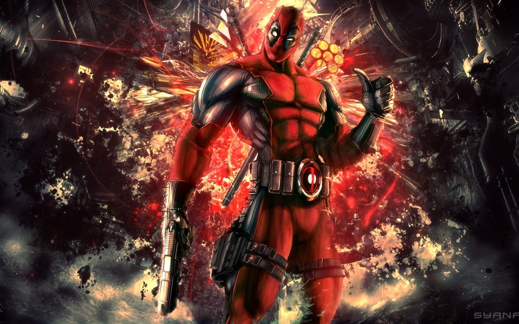 Deadpool Comics Windows 10 Theme Themepackme